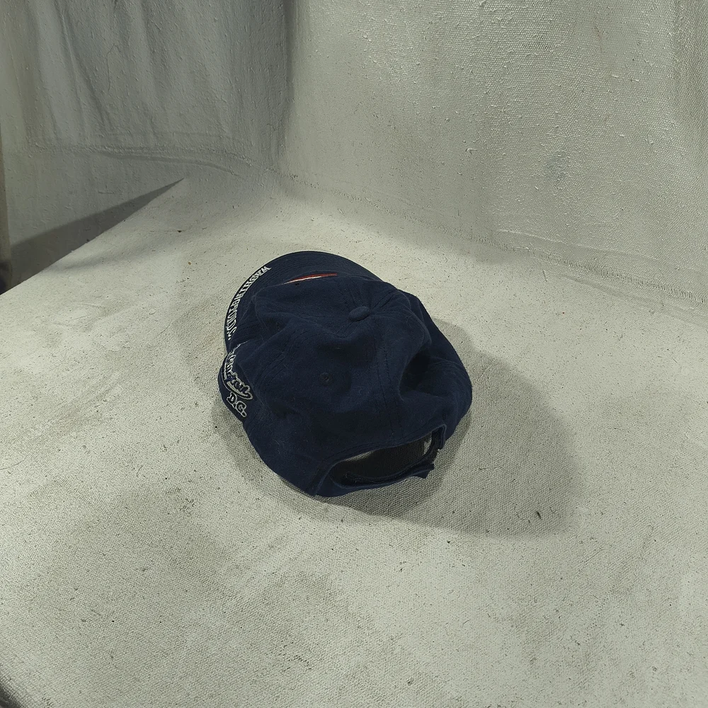 Youth Adjustable Navy Cap with Embroidered Flag Washington DC Future President